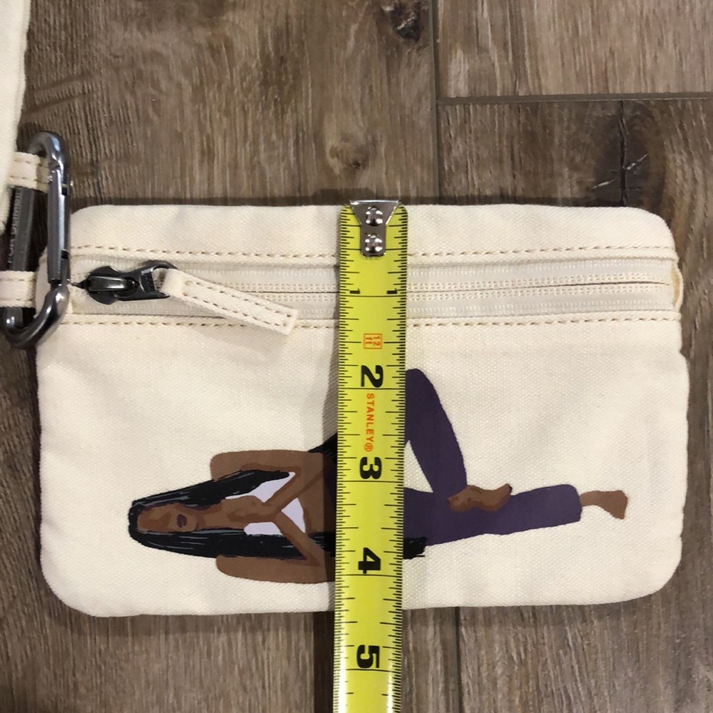 NWT! - ATHLETA {Artist Series} Coffee Run Zip Pouch Bag Set - Picture 14 of 14